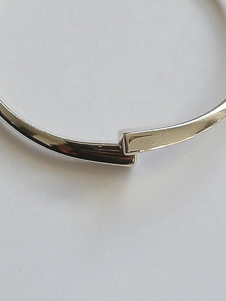Bracelet touareg en argent ciselé
