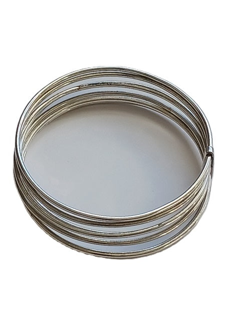 Bracelet touareg semainier en argent ciselé