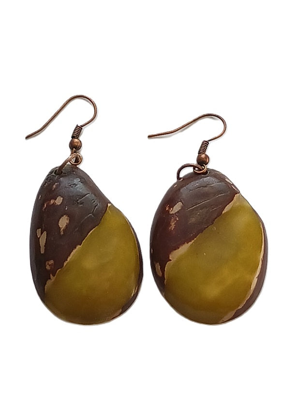 Tagua Seed Earrings