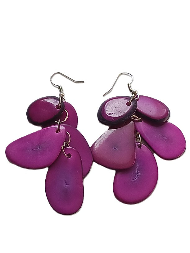 Tagua Seed Earrings