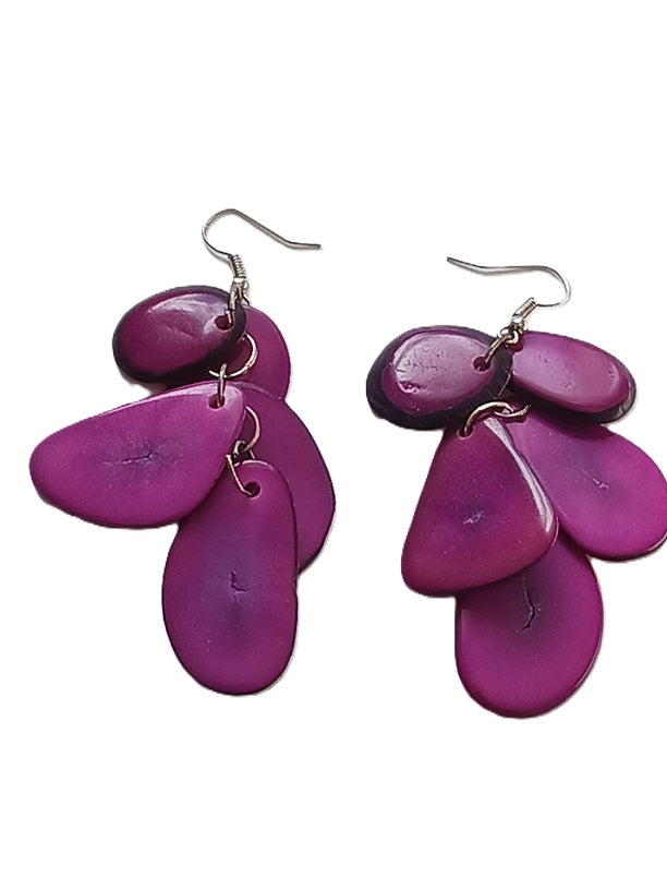 Tagua Seed Earrings