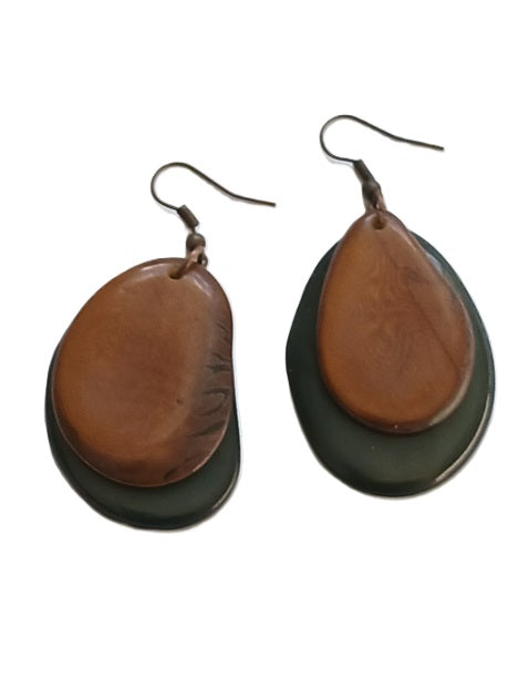 Tagua Seed Earrings