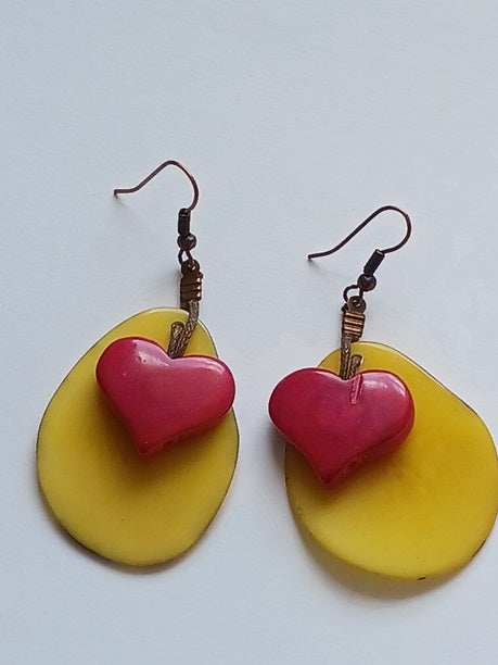 Tagua Seed Earrings