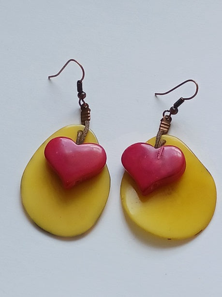 Tagua Seed Earrings