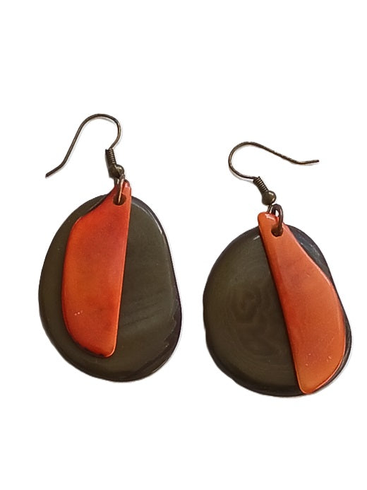 Tagua Seed Earrings