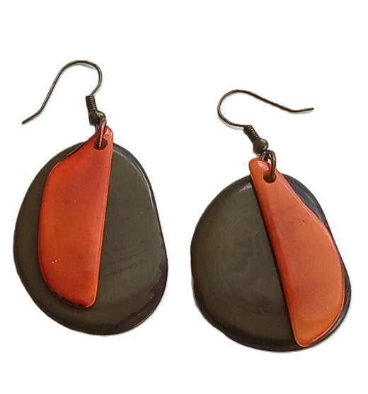 Tagua Seed Earrings