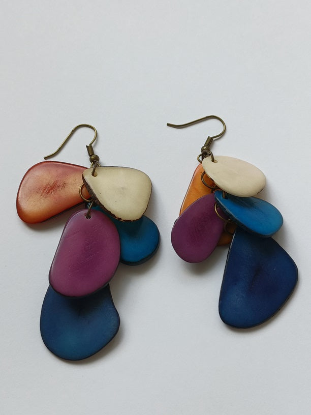 Tagua Seed Earrings
