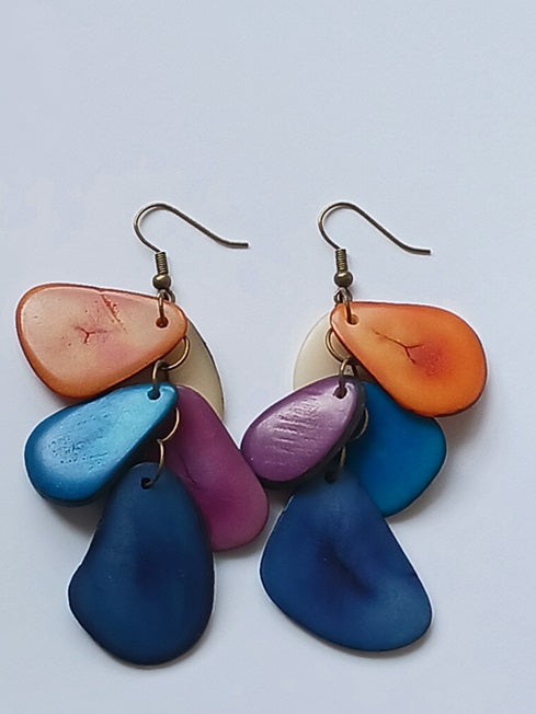 Tagua Seed Earrings