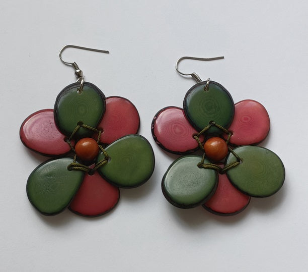 Tagua Seed Earrings