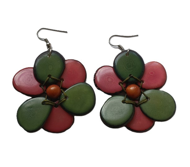 Tagua Seed Earrings