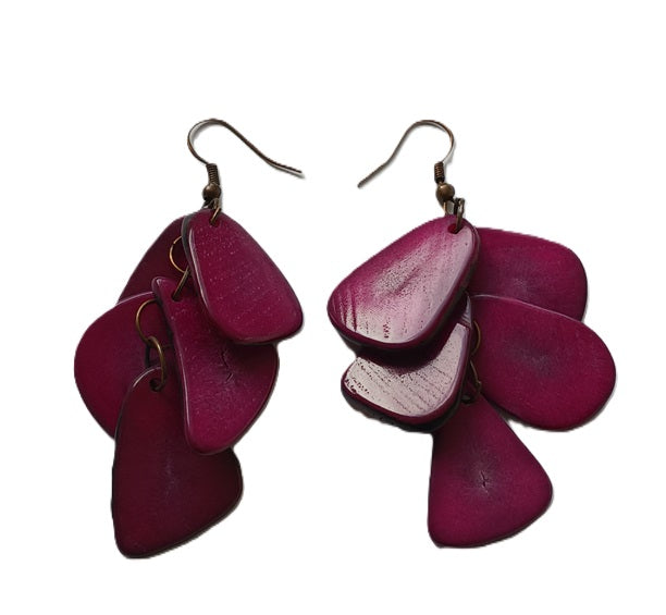 Tagua Seed Earrings