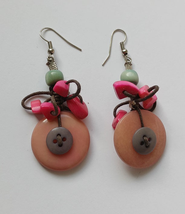 Tagua Seed Earrings