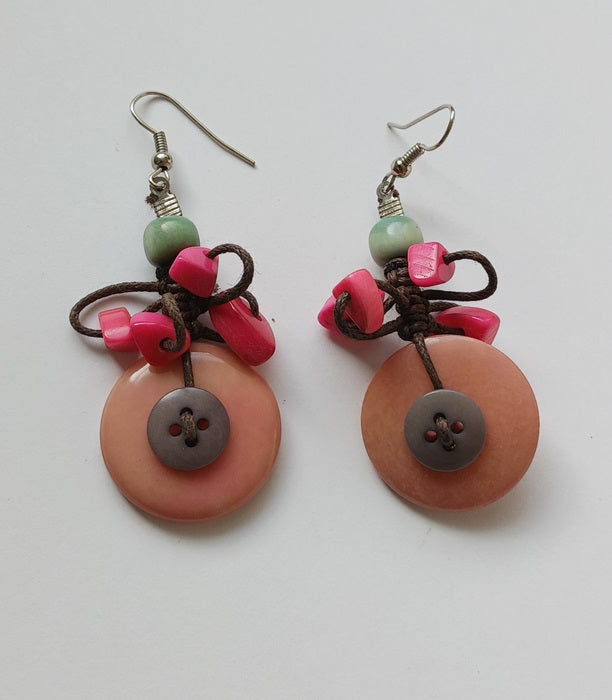 Tagua Seed Earrings