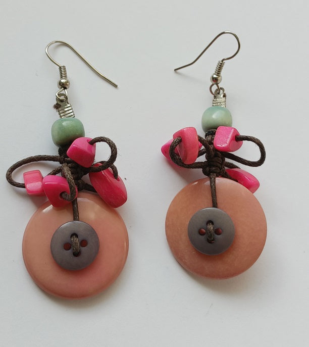 Tagua Seed Earrings