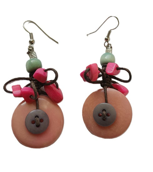 Tagua Seed Earrings