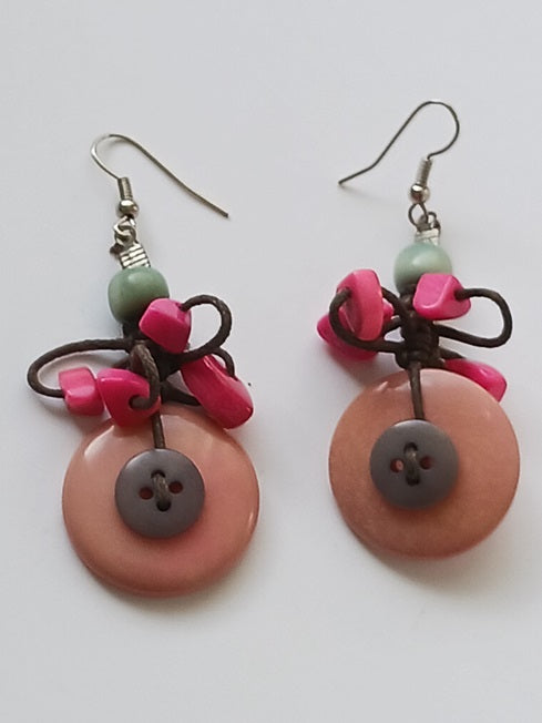Tagua Seed Earrings