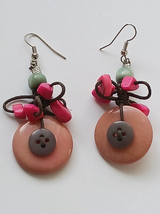 Tagua Seed Earrings
