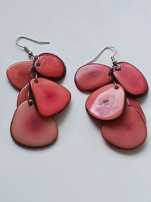 Tagua Seed Earrings