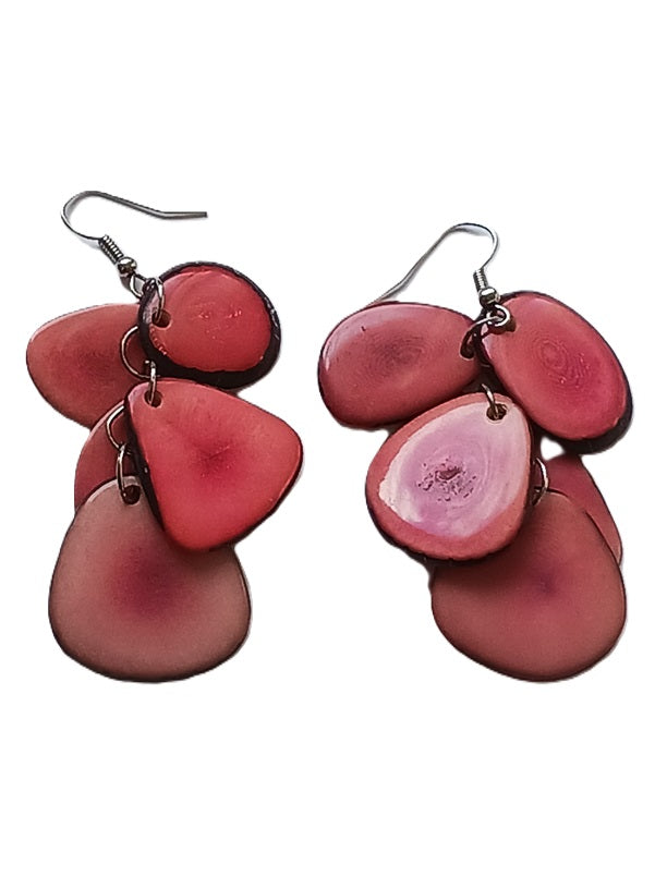 Tagua Seed Earrings