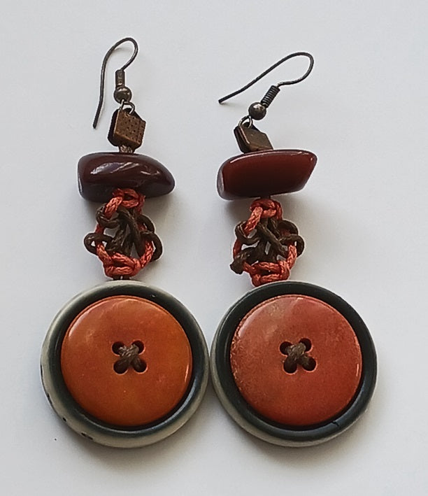 Tagua Seed Earrings