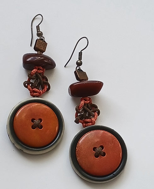 Tagua Seed Earrings