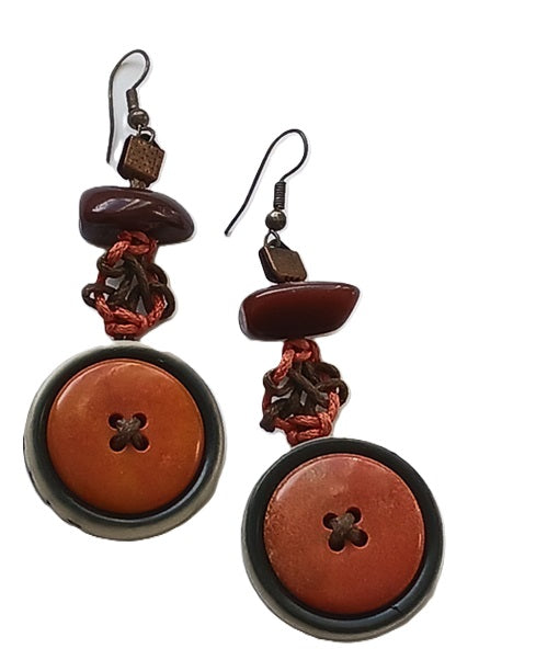Tagua Seed Earrings