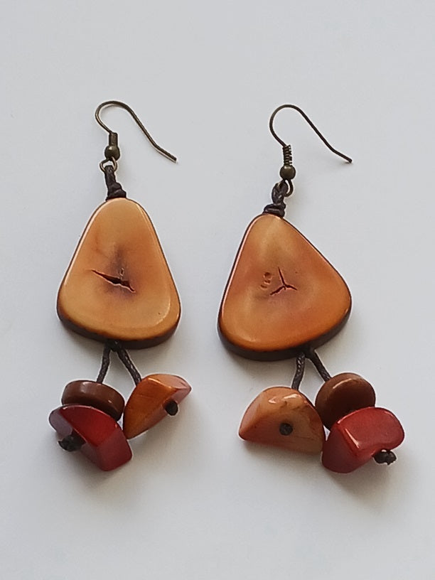 Tagua Seed Earrings