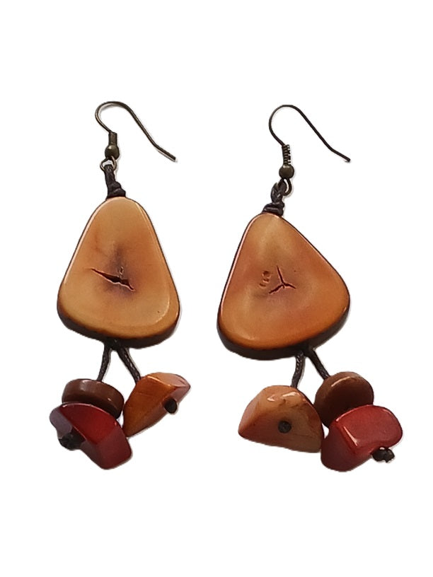 Tagua Seed Earrings
