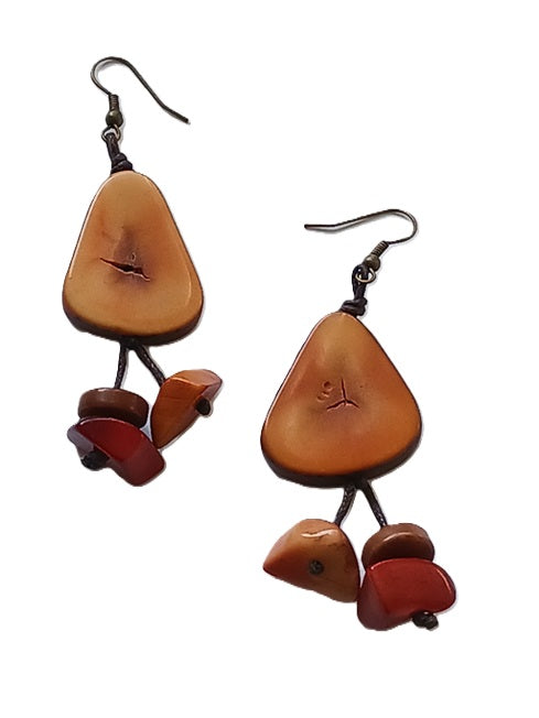Tagua Seed Earrings