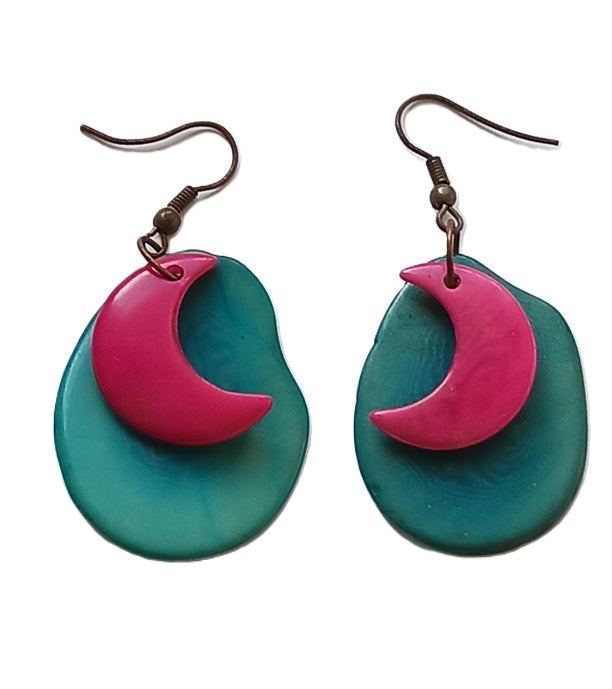 Tagua Seed Earrings