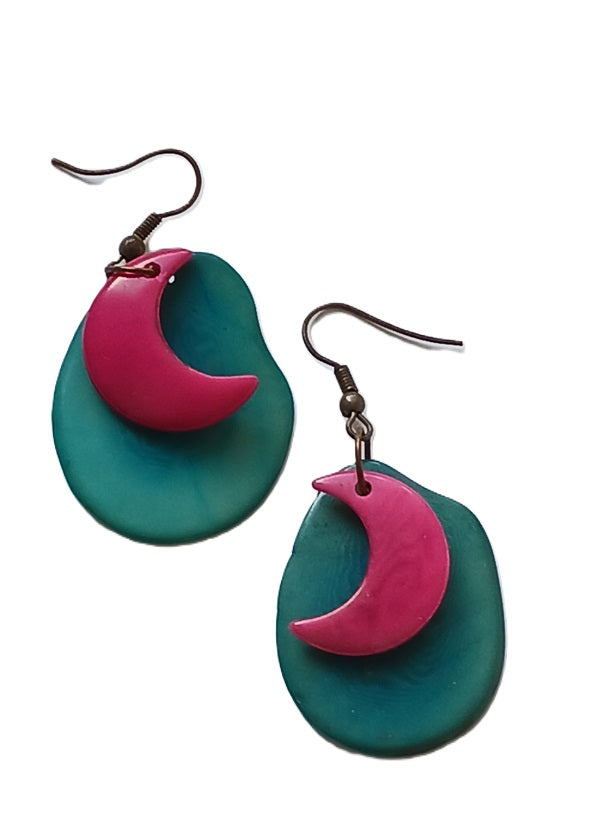 Tagua Seed Earrings