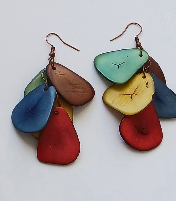 Tagua Seed Earrings