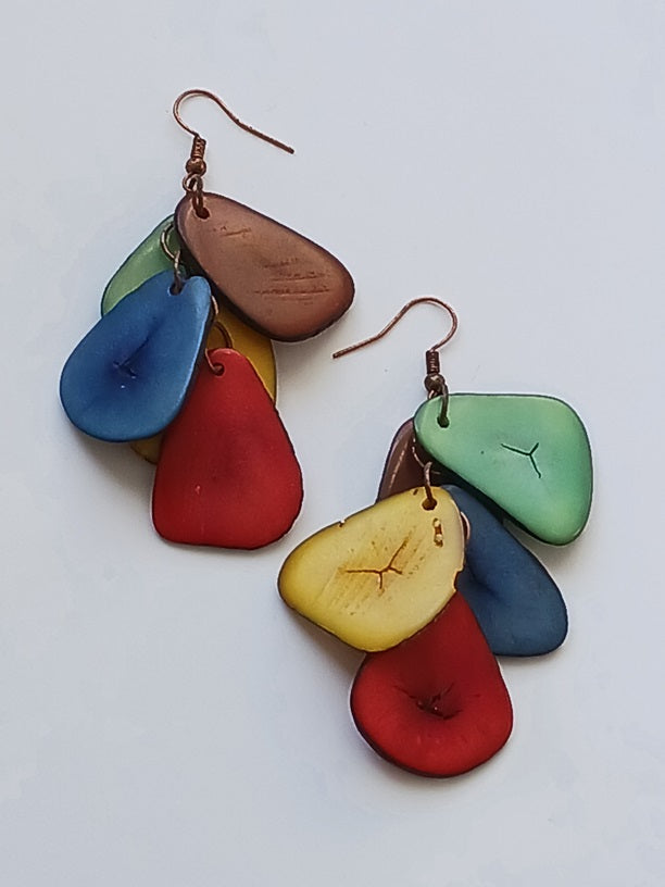 Tagua Seed Earrings