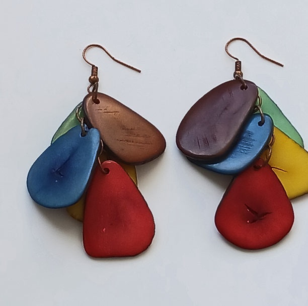 Tagua Seed Earrings
