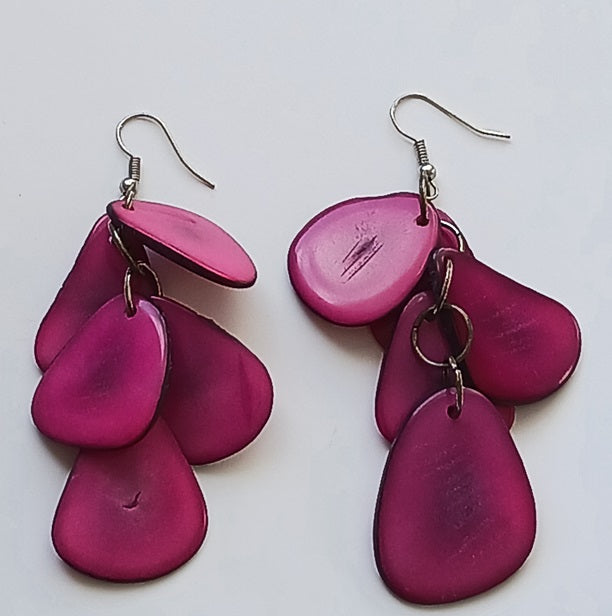Tagua Seed Earrings