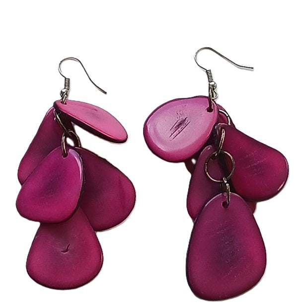 Tagua Seed Earrings