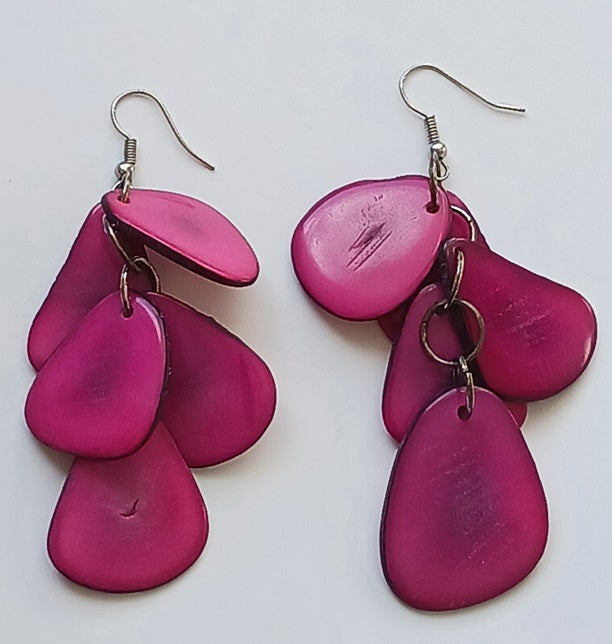 Tagua Seed Earrings