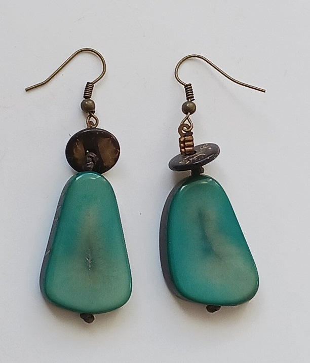 Tagua Seed Earrings