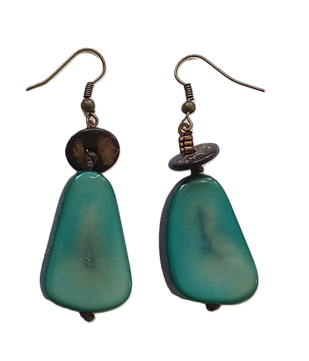 Tagua Seed Earrings
