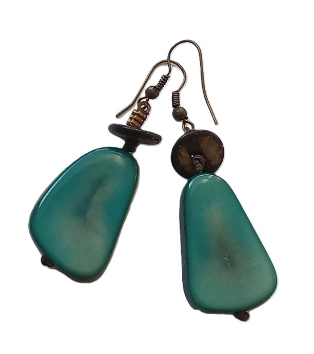 Tagua Seed Earrings