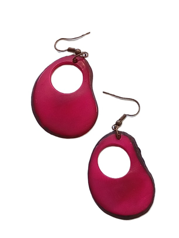 Tagua Seed Earrings