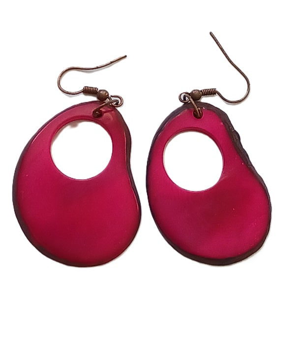 Tagua Seed Earrings