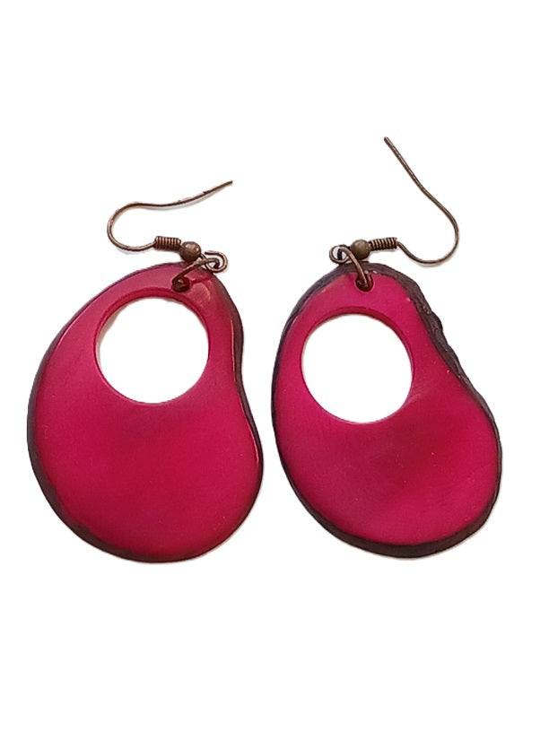 Tagua Seed Earrings