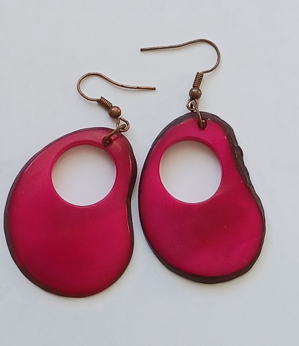 Tagua Seed Earrings
