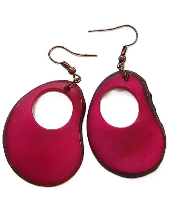 Tagua Seed Earrings