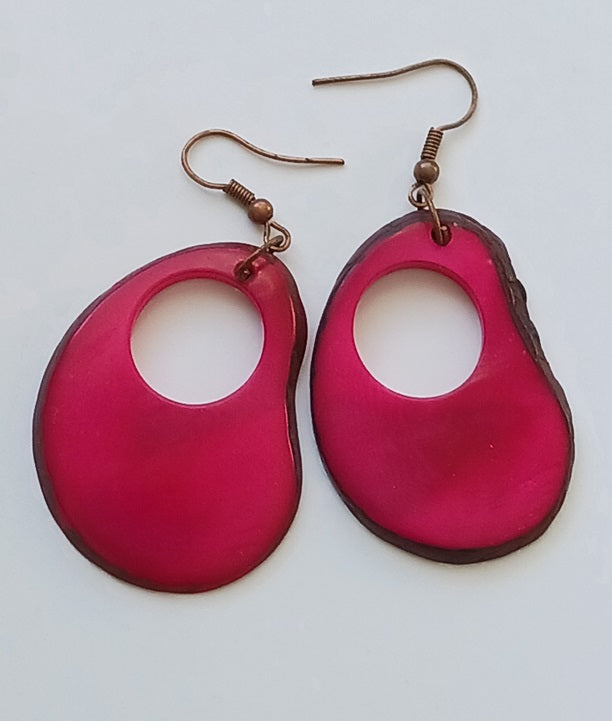 Tagua Seed Earrings
