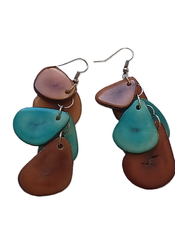 Tagua Seed Earrings
