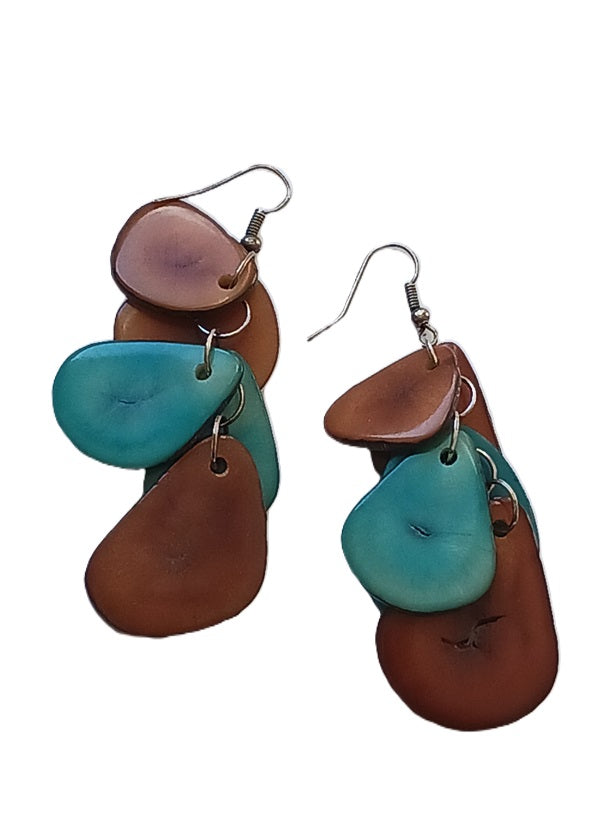 Tagua Seed Earrings