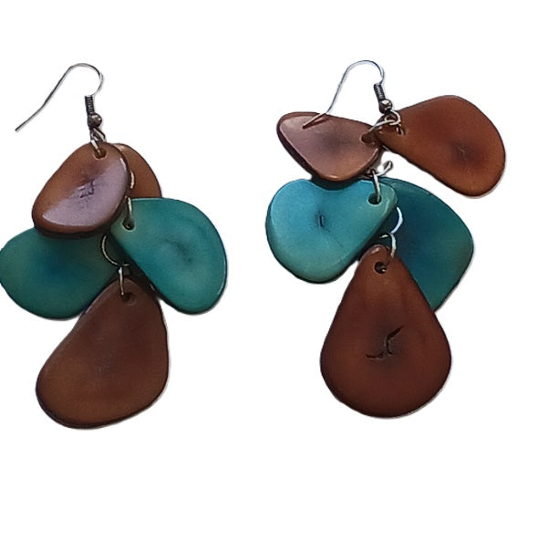 Tagua Seed Earrings