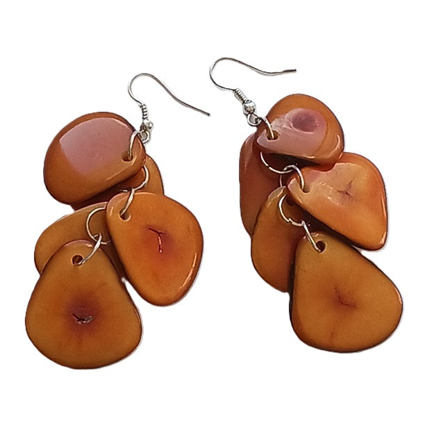 Tagua Seed Earrings